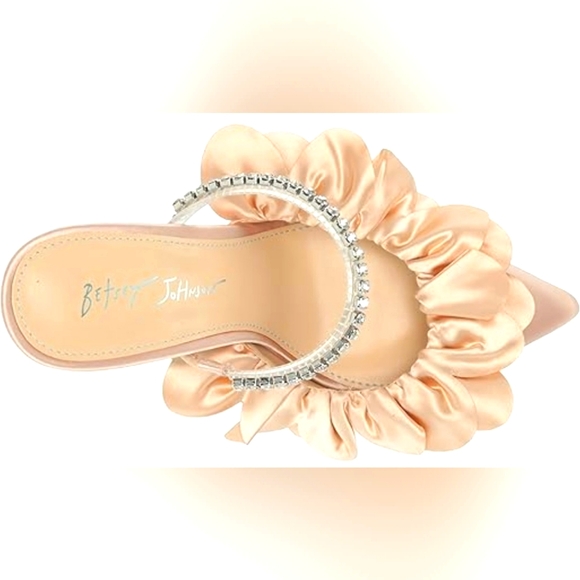 Betsey Johnson Original Jayde Nude Sandal. Size 8.5 - Picture 8 of 14